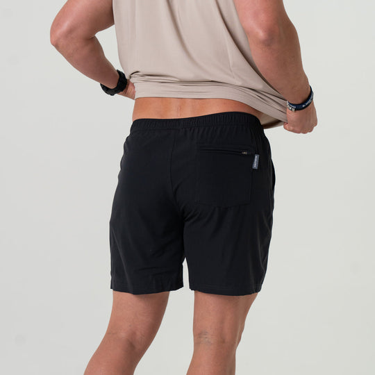 Burlebo Heather Black Athletic Short