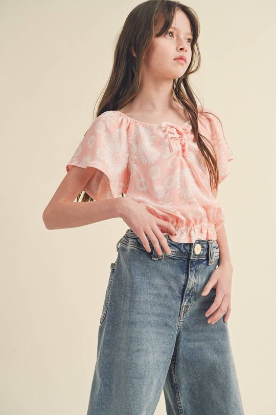 Cinched Front Blouse
