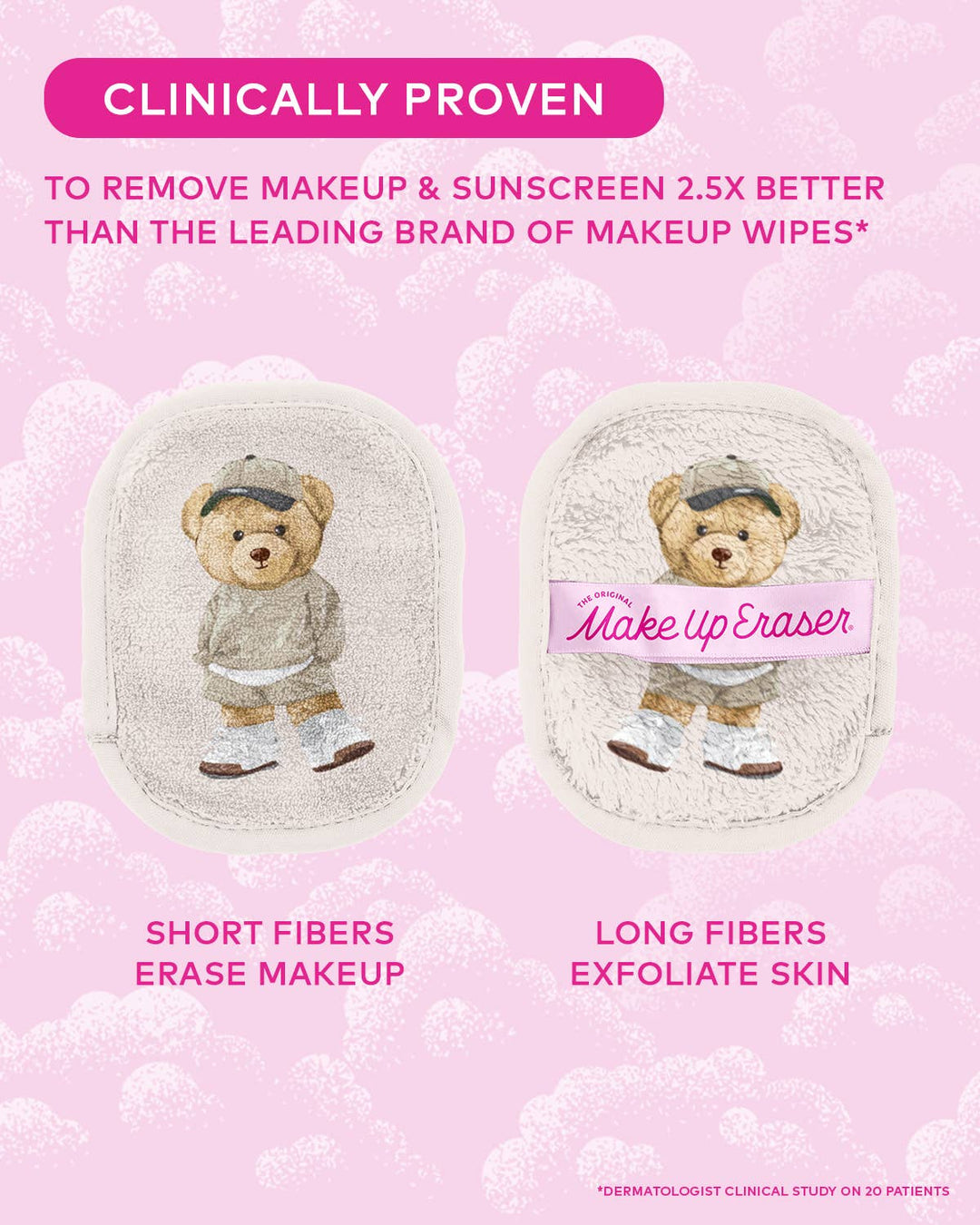 Makeup Eraser Teddy Bear 7-Day Gift Set