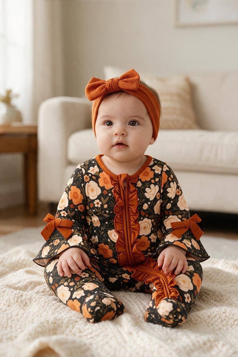 Floral Autumn Onesie