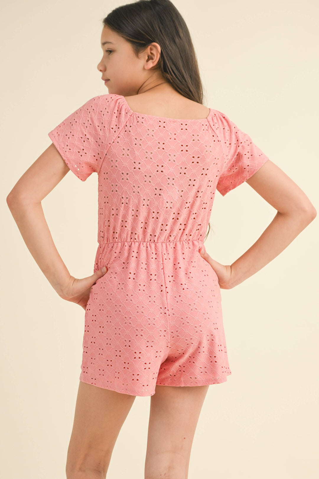 Eyelet Romper
