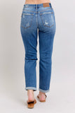 Judy Blue Vintage Wash Boyfriend Jeans