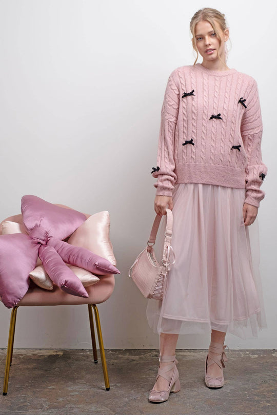 Pretty In Pink Sweater