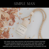 Hollowood Car Diffuser: Simple Man