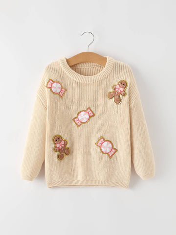 Gingerbread Man Candy Sweater