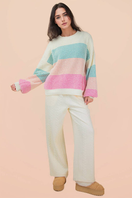 Right This Way Colorblock Sweater