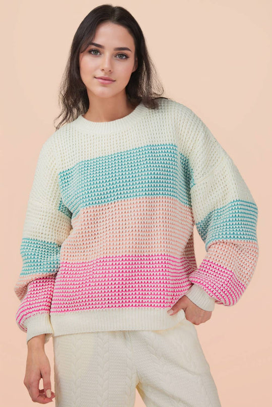 Right This Way Colorblock Sweater