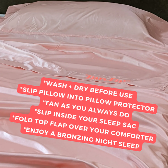 Self Tan Sleep Sac Baby Pink