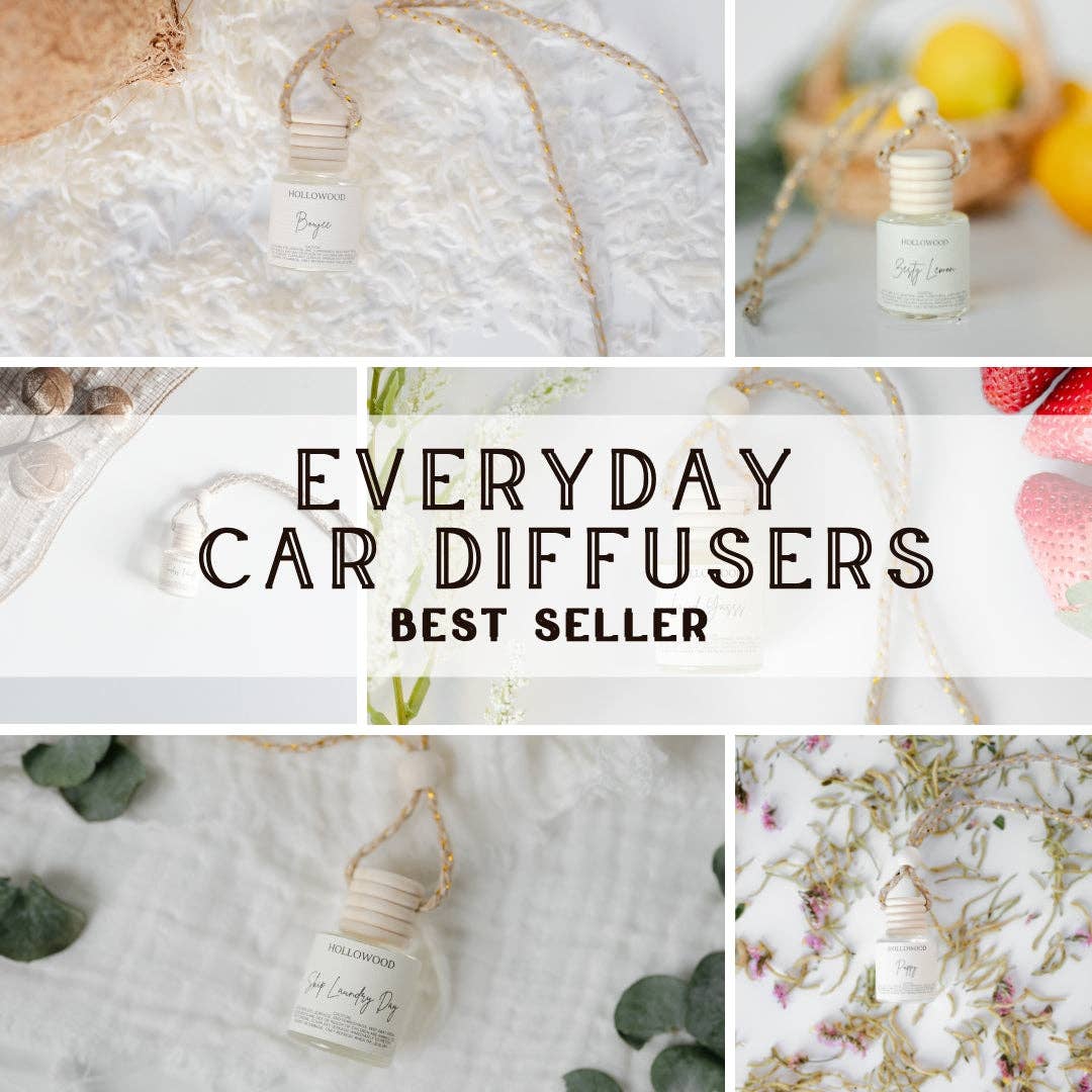 Hollowood Car Diffuser: Timeless Vanilla