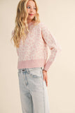 Blush Leopard Sweater