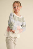 Wavy Knit Sweater