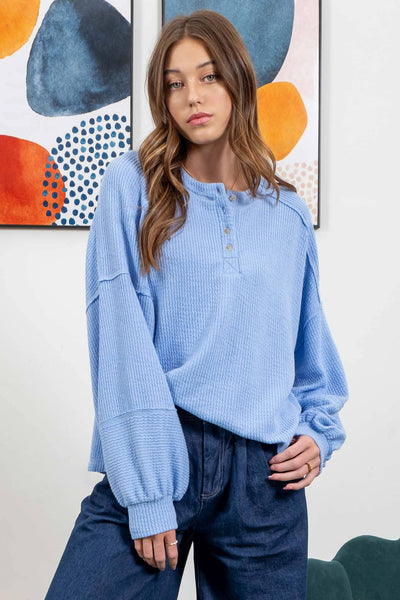 The Slouchy Henley Top