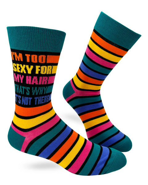 Too Sexy For My Hair Men's Socks